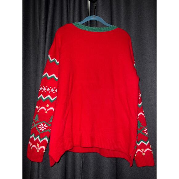 Ugly Christmas Sweater Xmas Size Large - Picture 3 of 3
